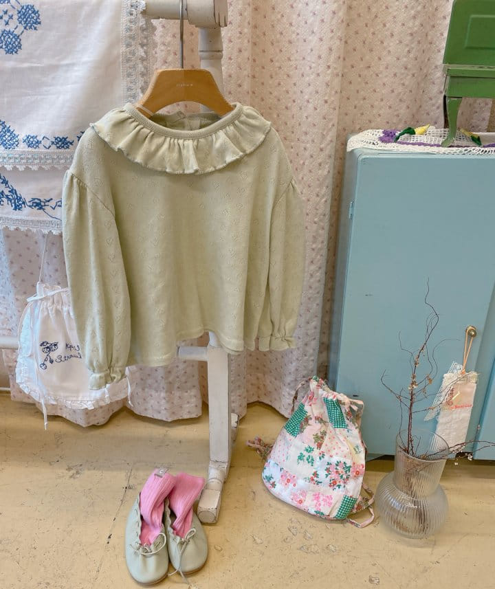 Studio M - Korean Children Fashion - #minifashionista - Anna Frill Tee - 3