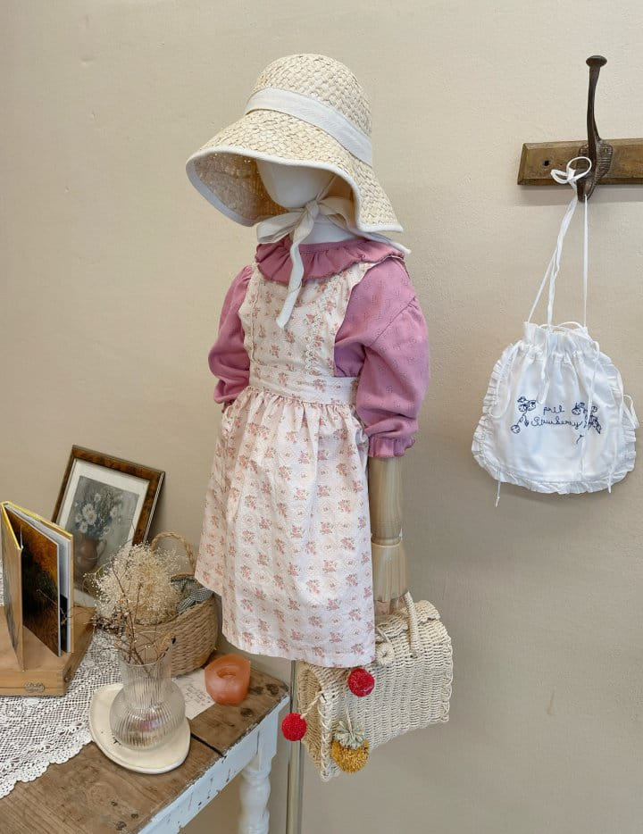 Studio M - Korean Children Fashion - #prettylittlegirls - Apron Paint One-Piece - 3