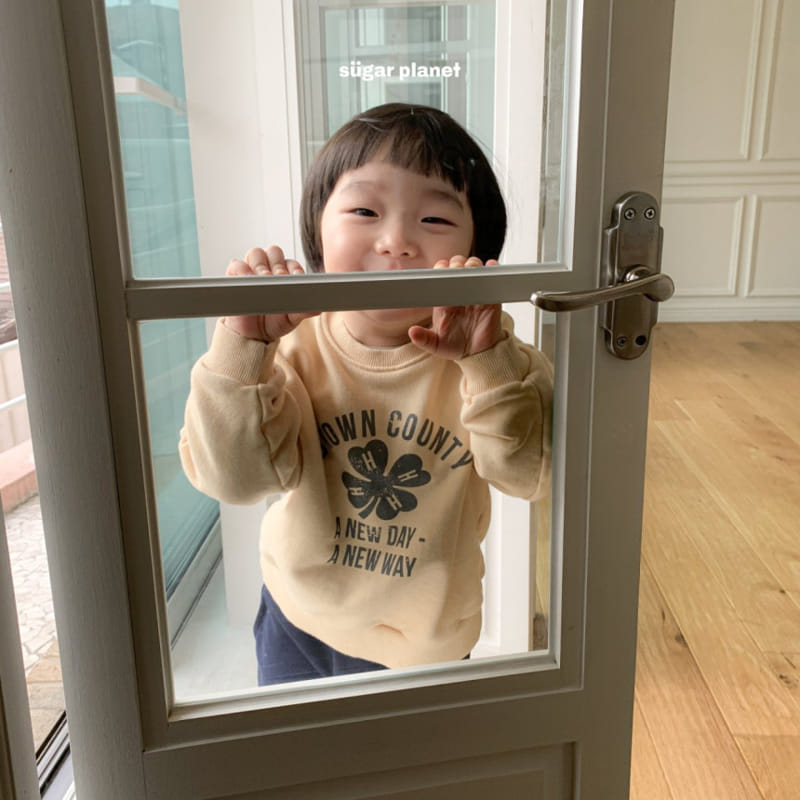 Sugar Planet - Korean Children Fashion - #fashionkids - Clover Crack Sweatshirt - 4