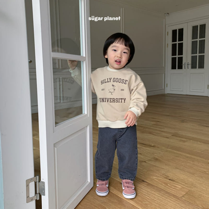 Sugar Planet - Korean Children Fashion - #magicofchildhood - Seely Goose Sweatshirt - 6