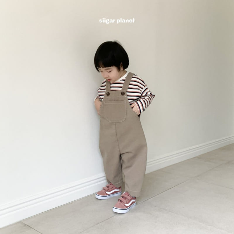 Sugar Planet - Korean Children Fashion - #todddlerfashion - Gourme Dungarees - 8