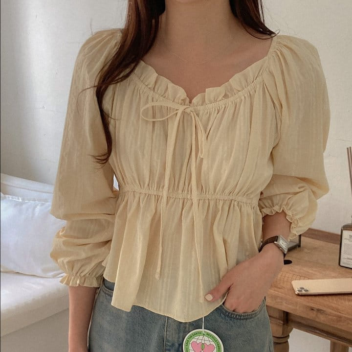 Tahiti - Korean Women Fashion - #momslook - Tree Blouse