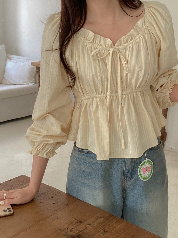 Tahiti - Korean Women Fashion - #momslook - Tree Blouse - 3