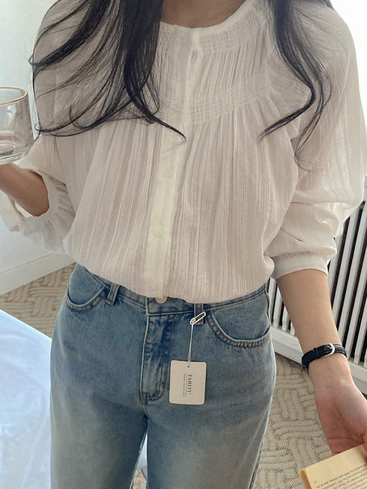 Tahiti - Korean Women Fashion - #momslook - Broody Blouse - 2