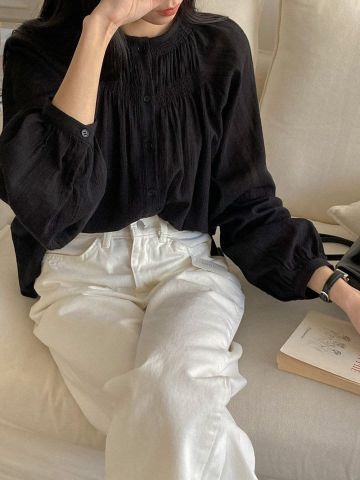 Tahiti - Korean Women Fashion - #momslook - Broody Blouse - 6