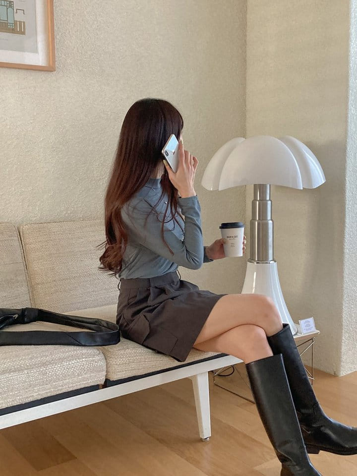 Tahiti - Korean Women Fashion - #momslook - Chino Pocket Skirt - 8