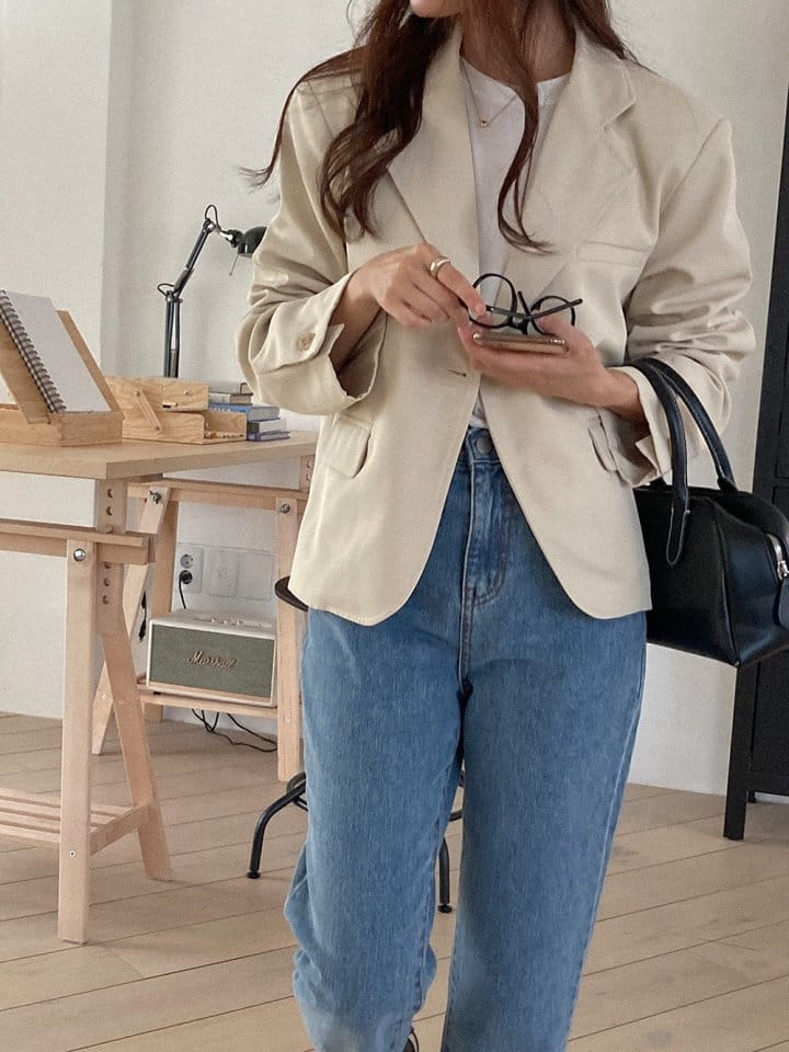 Tahiti - Korean Women Fashion - #momslook - One Button Jacket - 8