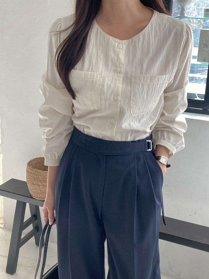 Tahiti - Korean Women Fashion - #romanticstyle - Toy Blouse - 5