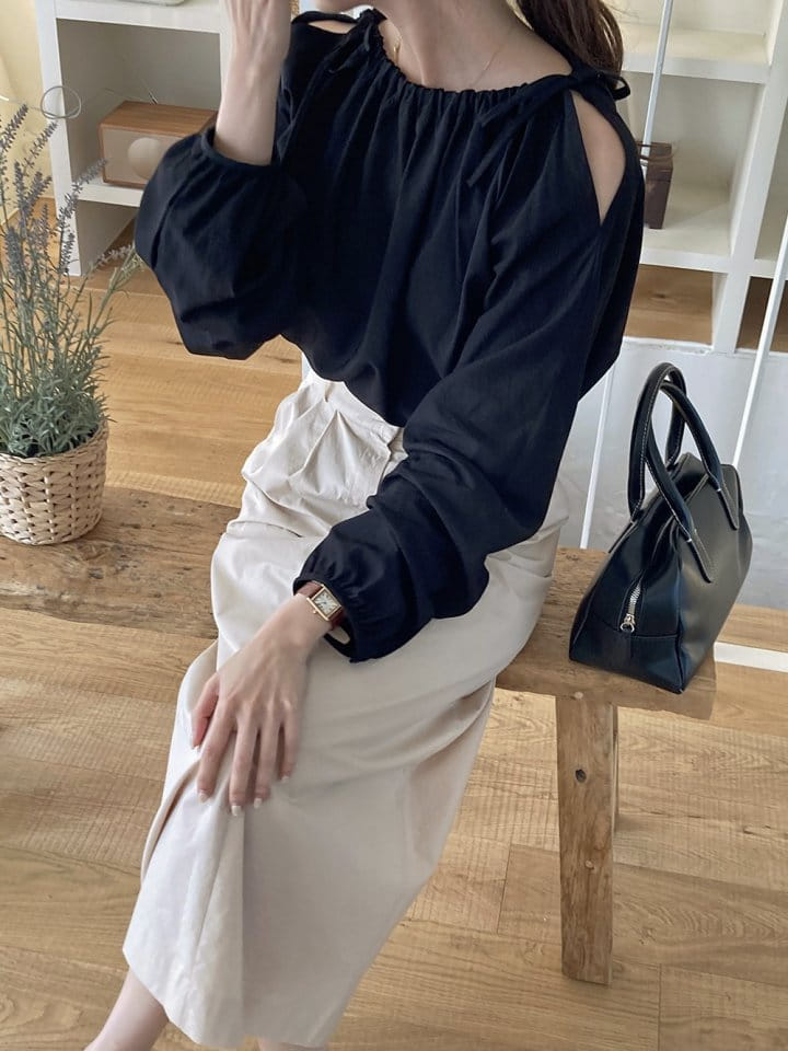 Tahiti - Korean Women Fashion - #shopsmall - Tater Blouse - 4
