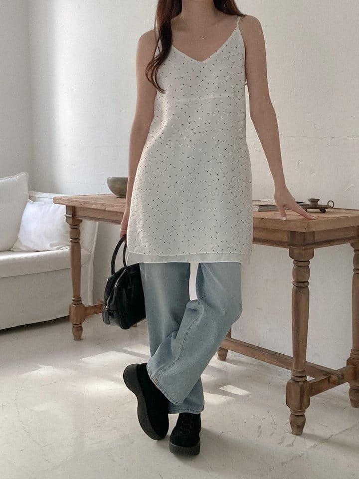 Tahiti - Korean Women Fashion - #womensfashion - Dot Layered One-Piece - 11
