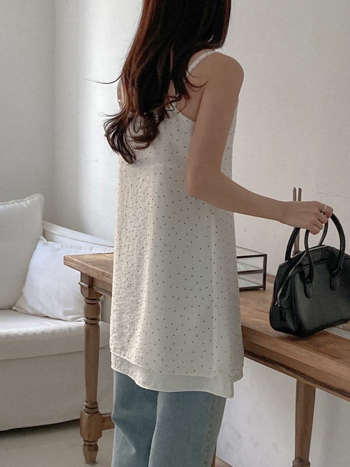 Tahiti - Korean Women Fashion - #womensfashion - Dot Layered One-Piece - 3