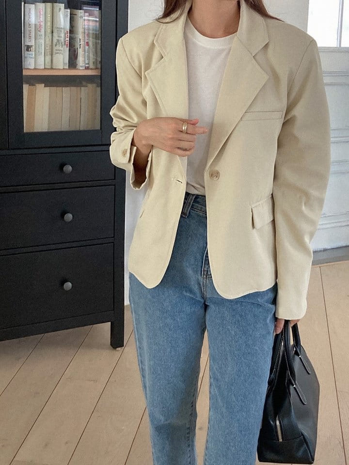 Tahiti - Korean Women Fashion - #womensfashion - One Button Jacket - 3