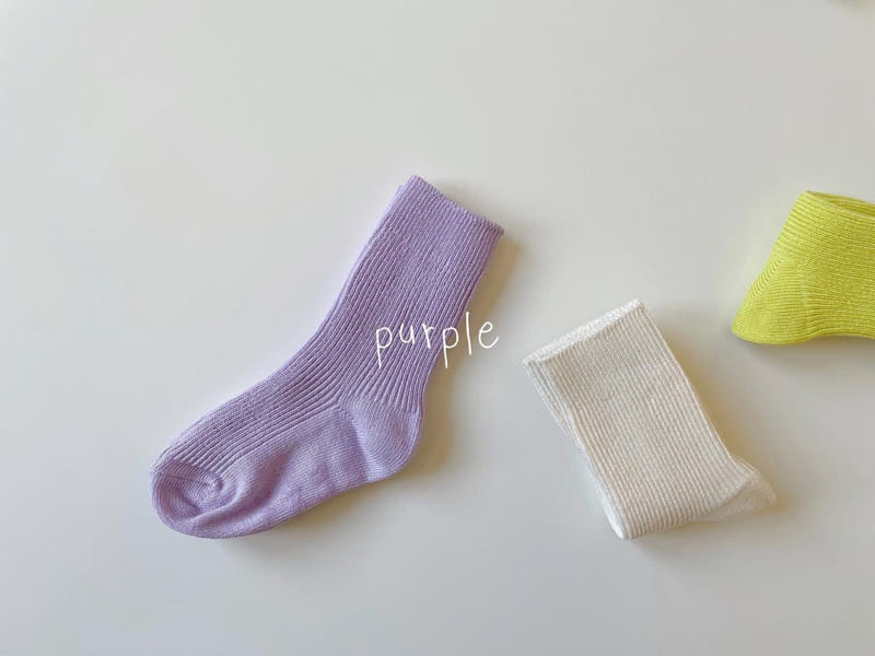 Teamand - Korean Children Fashion - #Kfashion4kids - Soboro Socks Set - 10