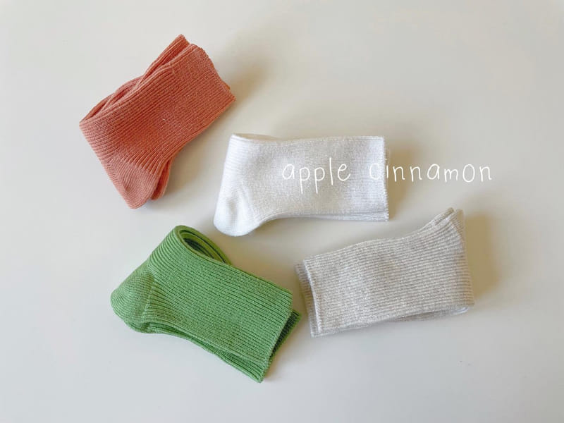 Teamand - Korean Children Fashion - #childofig - Apple Cinnamon Socks Set - 3