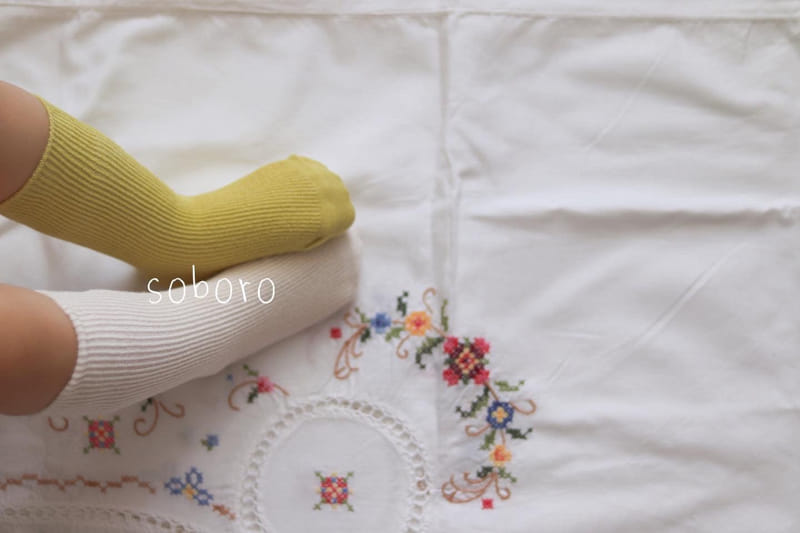 Teamand - Korean Children Fashion - #childrensboutique - Soboro Socks Set - 4