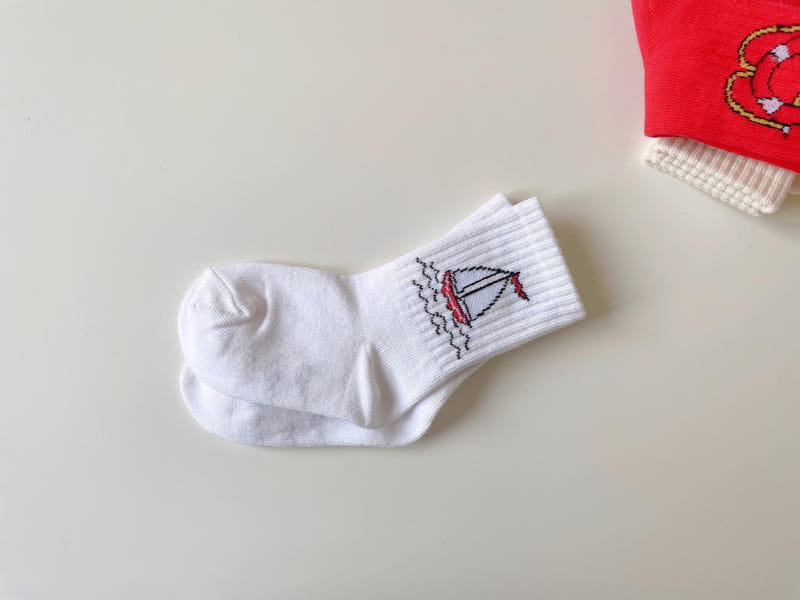 Teamand - Korean Children Fashion - #discoveringself - Traveler Socks Set  - 7