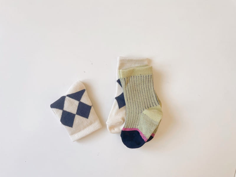 Teamand - Korean Children Fashion - #discoveringself - Berlin Socks Set - 3