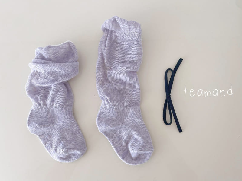 Teamand - Korean Children Fashion - #kidsstore - Muley Loose Knee Socks - 6