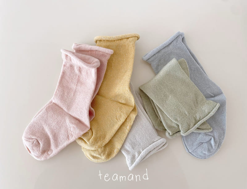 Teamand - Korean Children Fashion - #kidsstore - Spring Pearl Socks Set - 3