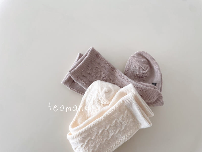Teamand - Korean Children Fashion - #kidsstore - Grandma Lace Socks Set - 2
