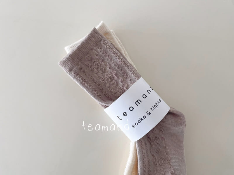 Teamand - Korean Children Fashion - #littlefashionista - Grandma Lace Socks Set - 5