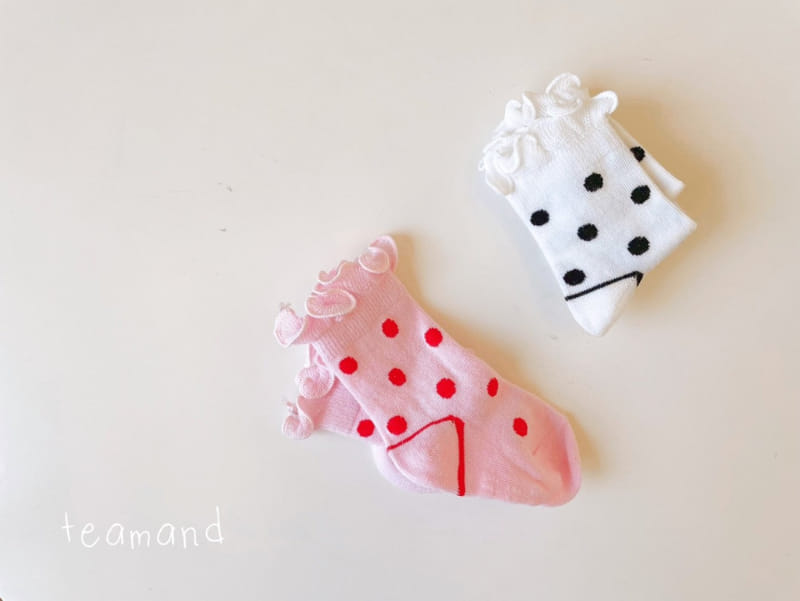 Teamand - Korean Children Fashion - #minifashionista - Polkadot Socks Set - 2
