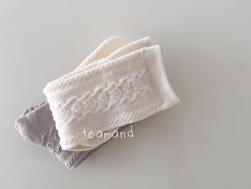 Teamand - Korean Children Fashion - #minifashionista - Grandma Lace Socks Set - 7