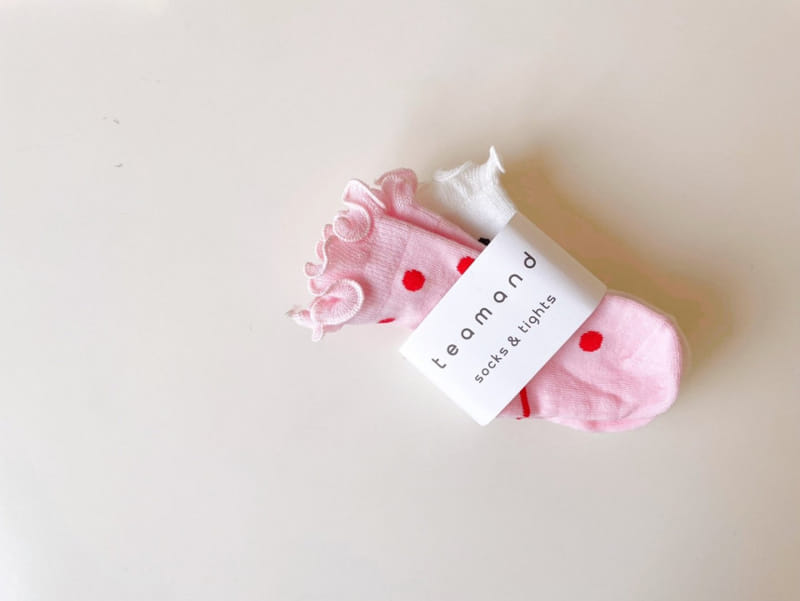 Teamand - Korean Children Fashion - #prettylittlegirls - Polkadot Socks Set - 3