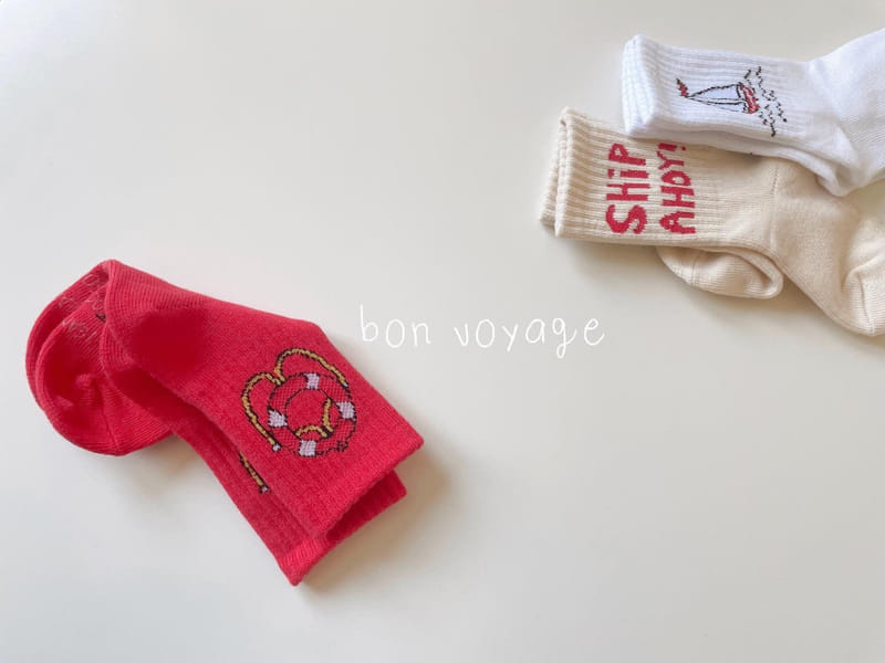 Teamand - Korean Children Fashion - #stylishchildhood - Traveler Socks Set  - 3