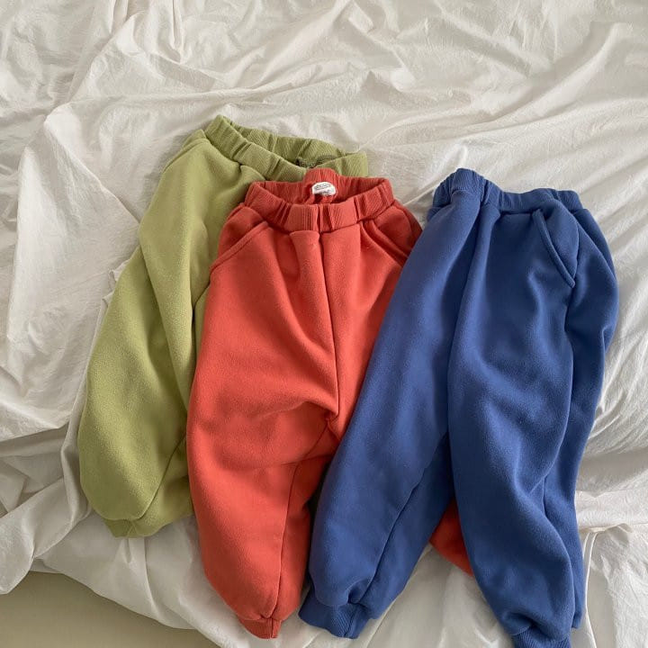 The Little Ove - Korean Children Fashion - #childrensboutique - Color Jogger Pants