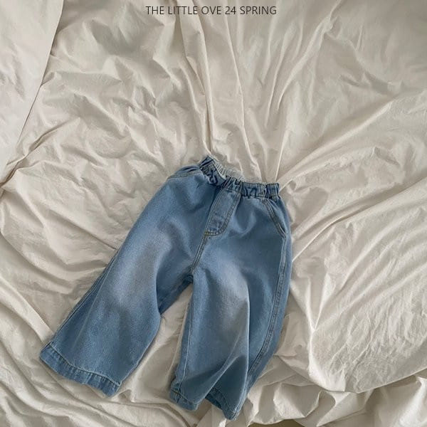 The Little Ove - Korean Children Fashion - #discoveringself - Cozy Denim Pants