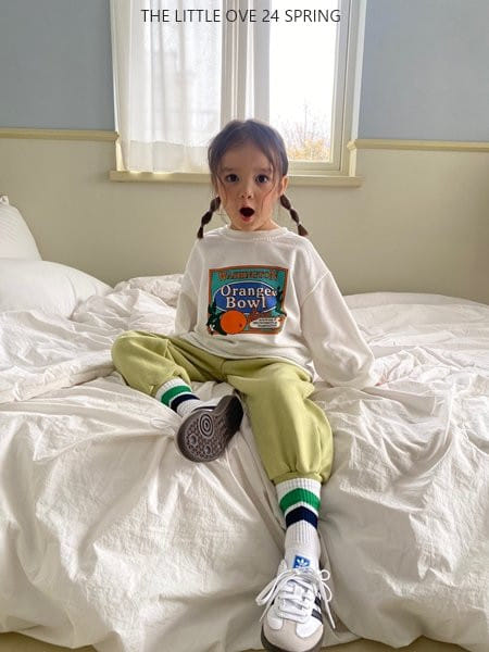 The Little Ove - Korean Children Fashion - #littlefashionista - Orange Tee - 5