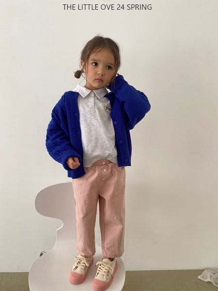 The Little Ove - Korean Children Fashion - #littlefashionista - Embroidery Collar Sweatshirt - 3