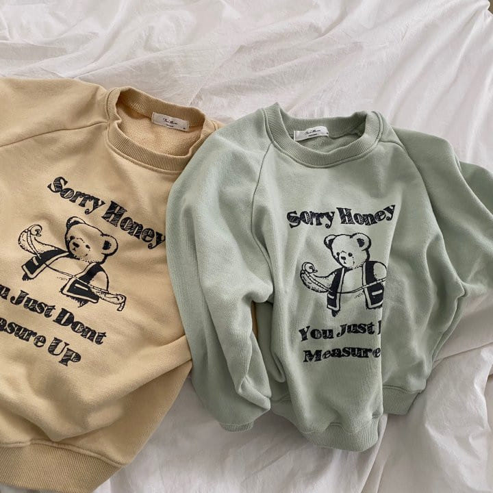 The Little Ove - Korean Children Fashion - #minifashionista - Tailor Bear Sweatshirt