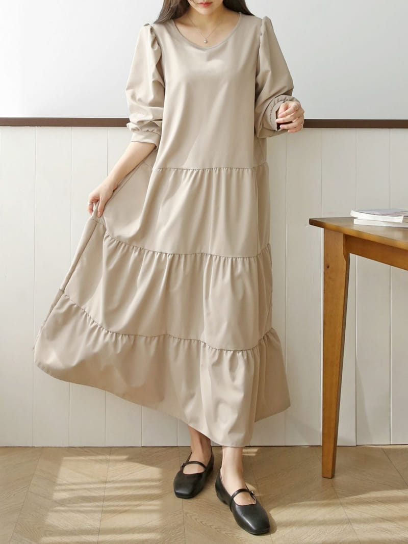 Theggllim - Korean Women Fashion - #romanticstyle - Juang Kan Kan One-Piece - 5