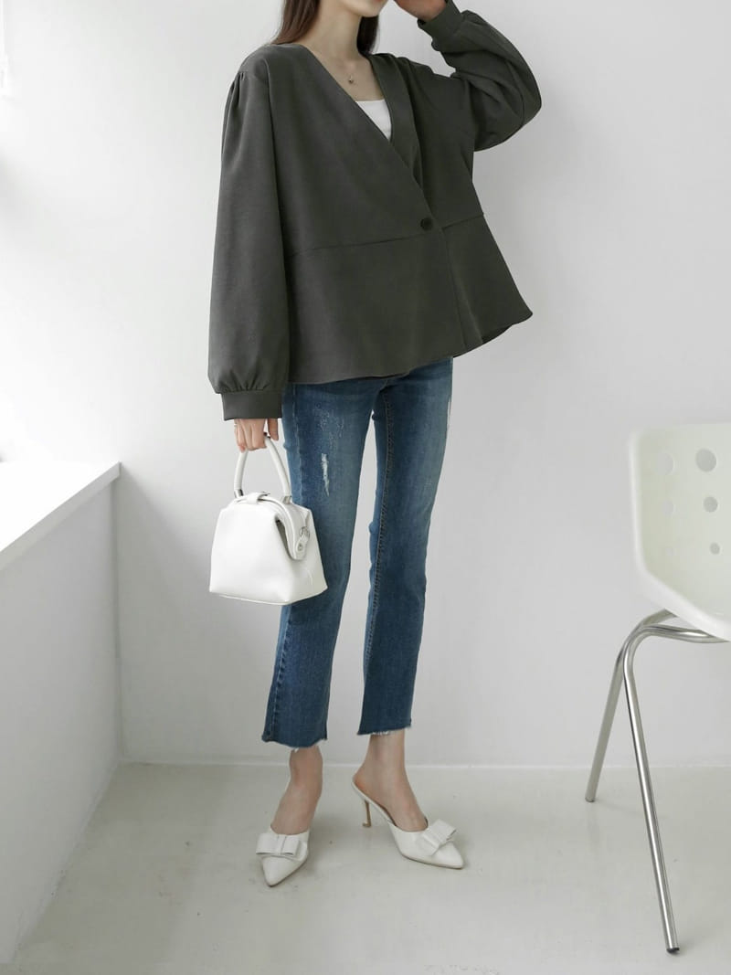 Theggllim - Korean Women Fashion - #womensfashion - Champagne Jacket
