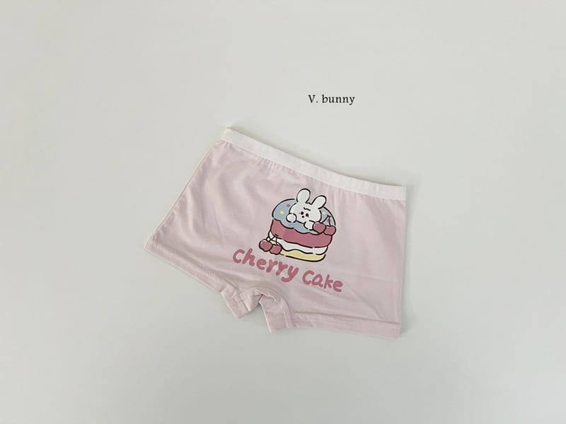 V Bunny - Korean Children Fashion - #kidsstore - Cherry Underwear - 4