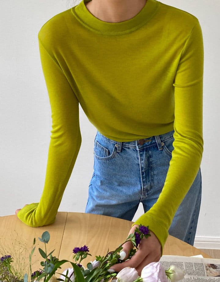 Very - Korean Women Fashion - #momslook - C Long Sleeve Tee - 9