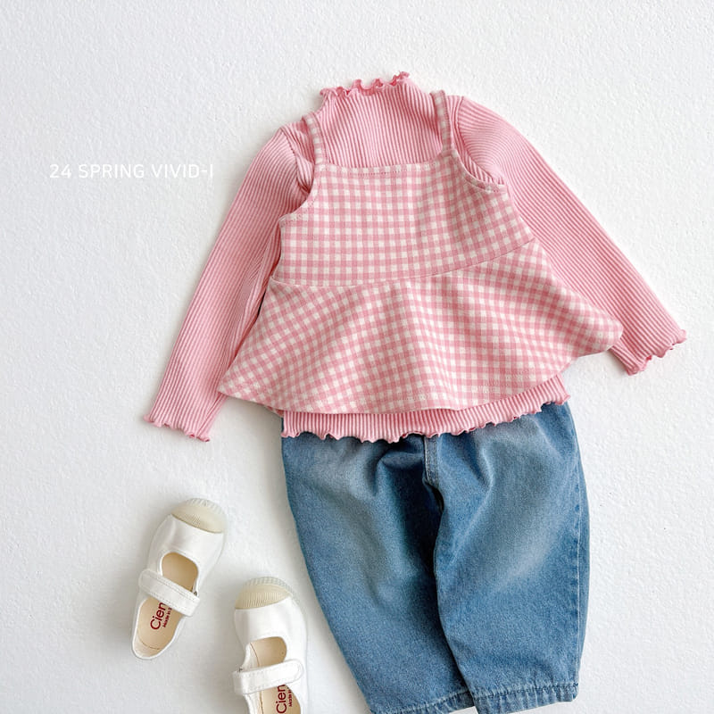 Vivid I - Korean Children Fashion - #Kfashion4kids - Brush Denim Pants - 11