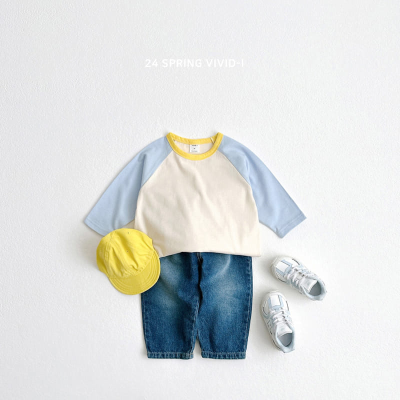 Vivid I - Korean Children Fashion - #Kfashion4kids - Color Raglan Tee - 9