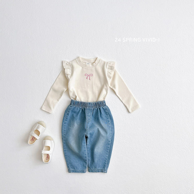 Vivid I - Korean Children Fashion - #Kfashion4kids - Ribbon Wing Tee - 11