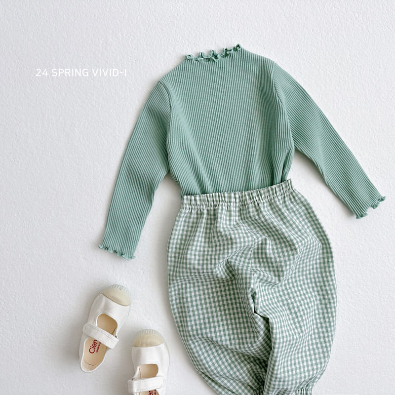 Vivid I - Korean Children Fashion - #Kfashion4kids - Daily Rib Terry Tee - 9