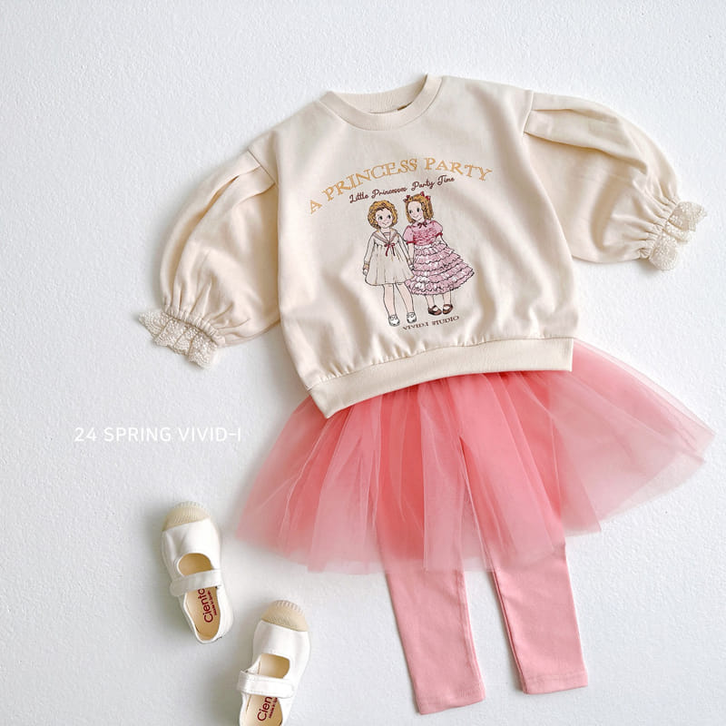 Vivid I - Korean Children Fashion - #Kfashion4kids - Ballet Sha Skirt Leggings - 6