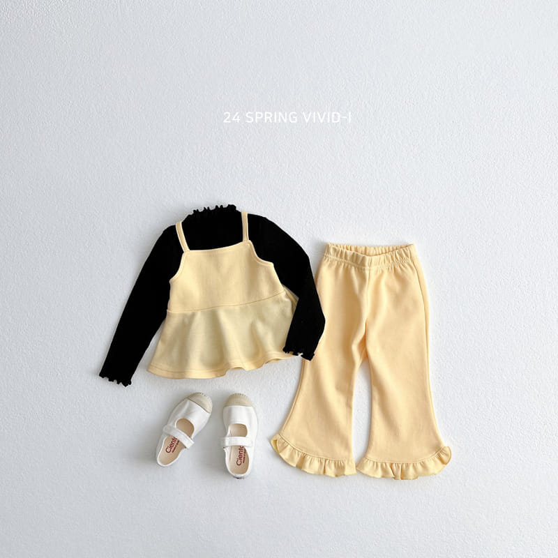 Vivid I - Korean Children Fashion - #Kfashion4kids - Frill Wide PantS - 9