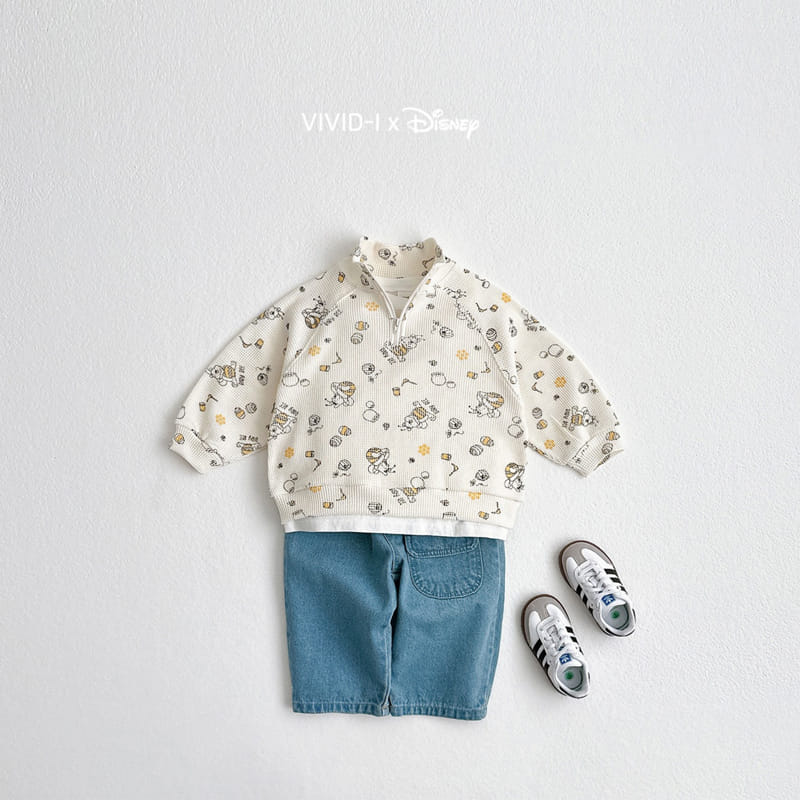 Vivid I - Korean Children Fashion - #childofig - D Waffle Top Bottom Set - 6