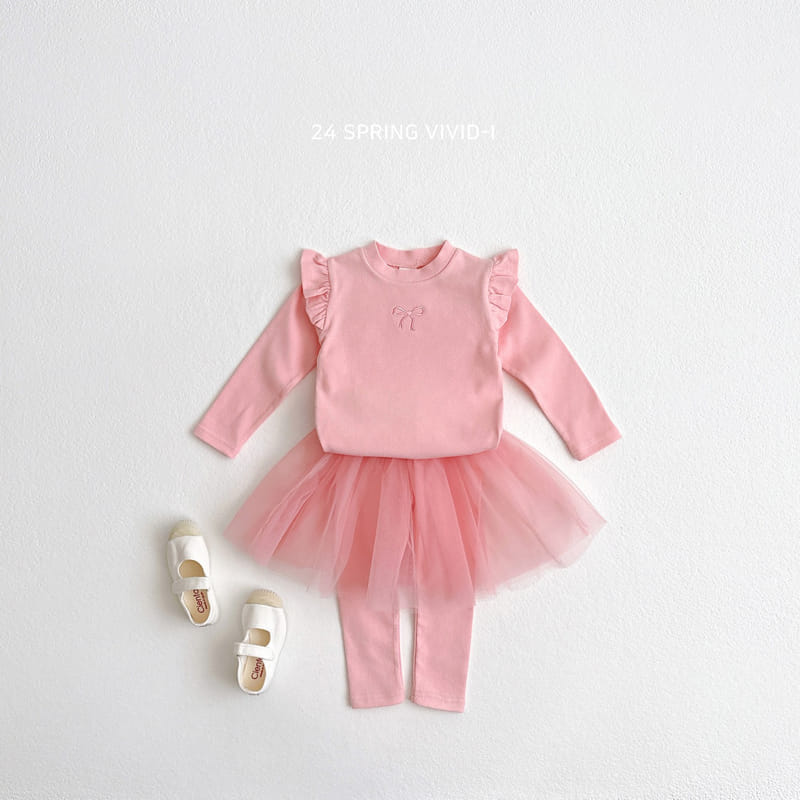 Vivid I - Korean Children Fashion - #childofig - Ribbon Wing Tee - 3
