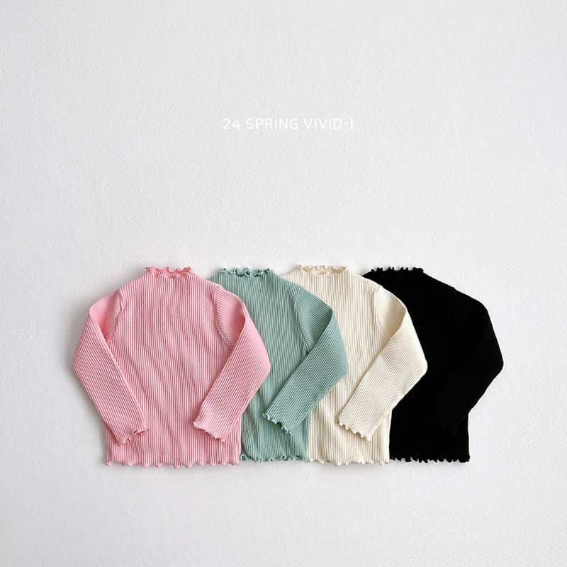 Vivid I - Korean Children Fashion - #childofig - Daily Rib Terry Tee