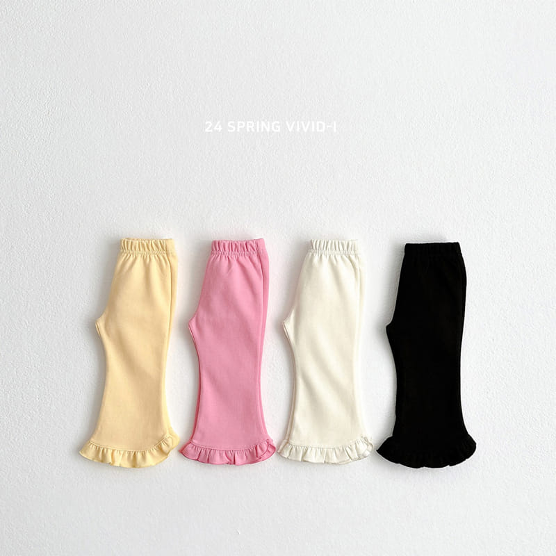 Vivid I - Korean Children Fashion - #childofig - Frill Wide PantS