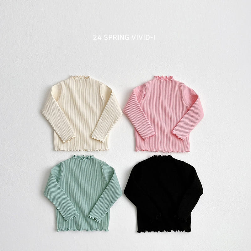 Vivid I - Korean Children Fashion - #childrensboutique - Daily Rib Terry Tee - 2