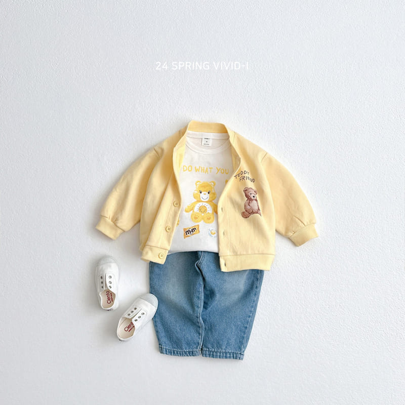 Vivid I - Korean Children Fashion - #designkidswear - Brush Denim Pants - 5